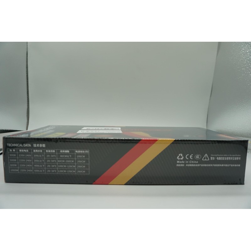 Aquarium Heater, 500 W Heating Rod Aquarium with Adjustable Temperature,