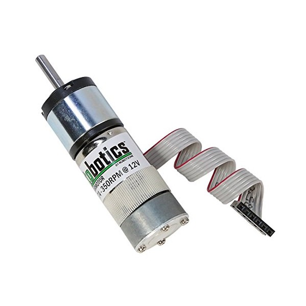 350 RPM Precision Planetary Gearmotor with Encoder