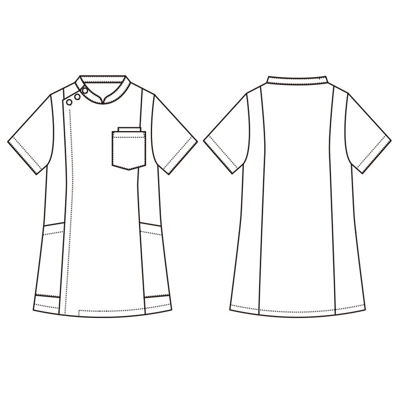 [Nursery] Active Stretch Stretch Casey Jacket (Men's) Medical/Nursing/Lab Coat/Dental, navy,