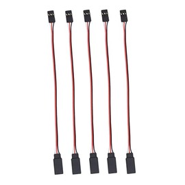 skrnrhrery Servo Extension Cable, 3-pin Male to Female Lead Connector Suitable for servo Extension Connection Control Board Remote Control Component servo Cable Connector 6 Sizes (10cm5 Pieces)…