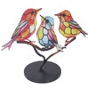 Alloy Metal Bird Series Home Decoration Stress Relief Base Removable