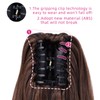 Brown Ponytail Clip,SYXLCYGG Clip Claw Pony tail 16" Wavy 4.5