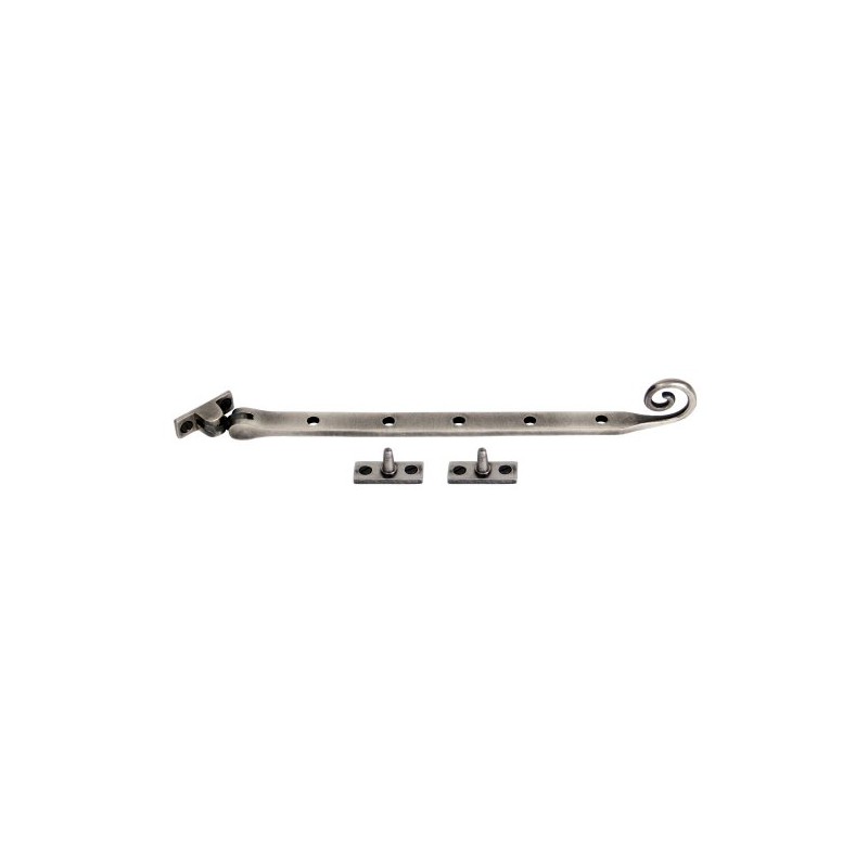 From the Anvil 12-inch Monkeytail Stay - Antique Pewter Patina