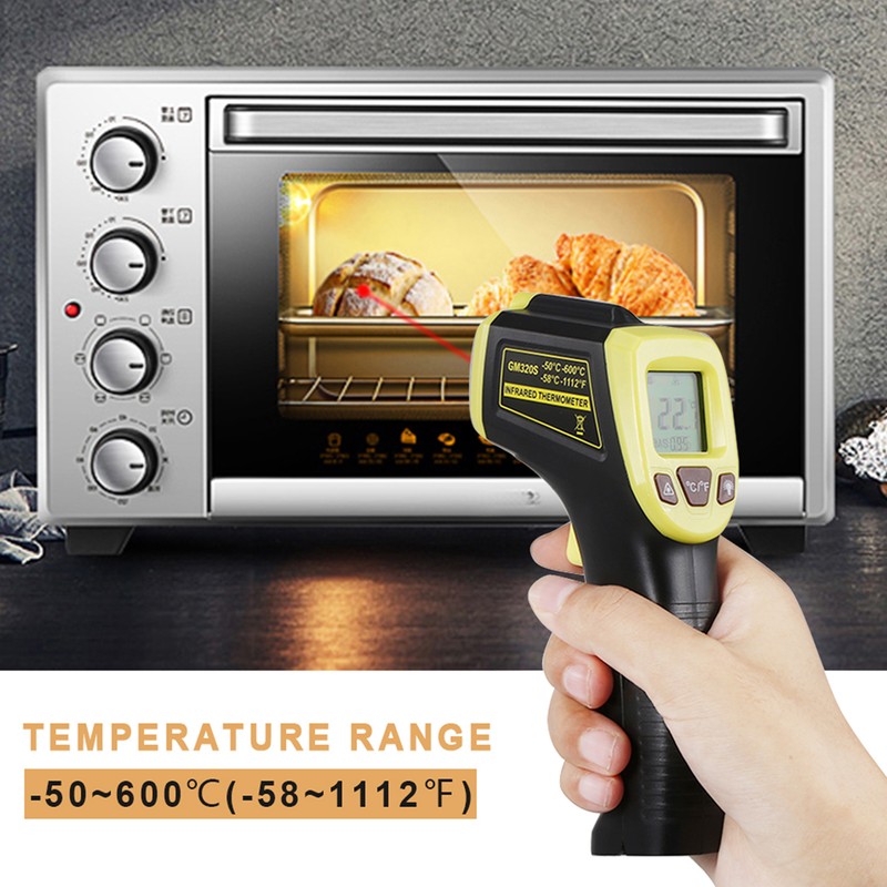 Infrared Thermometer, Non-Contact Digital Laser Temperature Gun -58°F to 1112°F