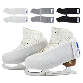 Skating Spirit Skate Boot Covers for Roller Skating Figure Skating Easy-on Easy-Off Youth and Adult (1 Pair) (Black, Adult)