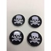 EverGolf Ball Markers, Pack of 4, Skull Crossbones