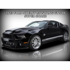 2013 Ford Shelby Mustang GT500 Super Snake New Metal Sign: 12 x 16" Ships Free