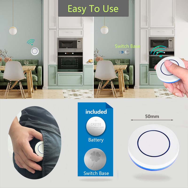 Wireless Sockets with Remote Control, Wireless Transmitter, Programmable Socket, 100