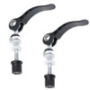 LSHEQYI Seatpost Clamp,2 Pcs Aluminum Alloy Bicycle Quick Release Seat