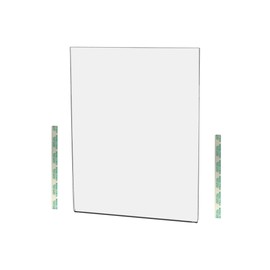 Marketing Holders 10 Pack Wall Mount Sign Holder for 8.5" x 11" Room Signage and Temporary Notices in Offices and Corporate Spaces Clear Acrylic Literature Sleeve with Double Sided Adhesive