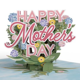 Lovepop Hydrangea For Wife Mother’s Day Card, 5 X 7 Pop Up Card, Thoughtful Card for Wife, Pop Up Flowers