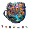 AEEKDOOK Wooden Puzzles for Adults - 200 Pieces Enchanted Teapot