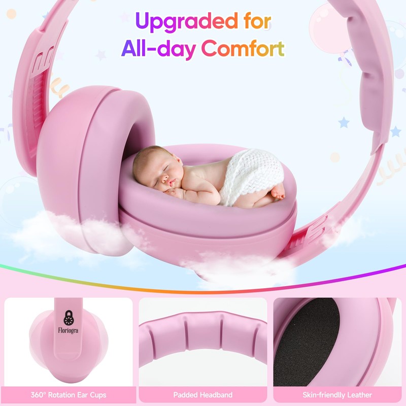 Baby Headphones for Noise - [Upgraded Baby-Friendly Version] Baby Ear