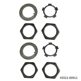Kit de tuerca de cubeta de ajuste delantero de 54 mm compatible con Toyota Hilux 4 43521-60011