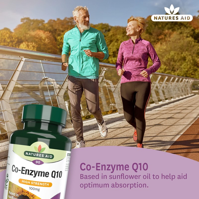 Natures Aid Co-Q-10 Tablets 100mg Pack of 90