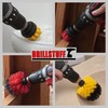 Cleaning Brush Attachments for Cordless Drill - Stiff Bristle Deck