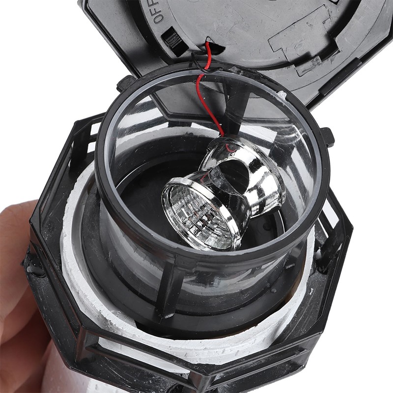 Outdoor Solar Power Rotating LED Light Landscape Lamp Garden Courtyard