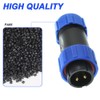 Xiatiaosann SP21 2Pin Panel Mount 21mm Connector, Waterproof IP68 Circular