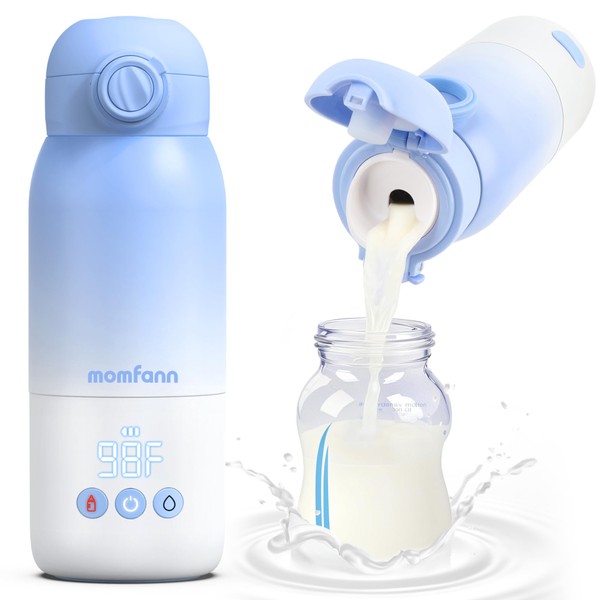 Portable Bottle Warmer for Travel, Dual Heating Modes for Breastmilk