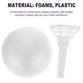 BESTOYARD Wedding Decor Silk Bouquet Holder Wedding Bouquet Supplies 2 Sets Wedding Bride Flower Bouquet Holder Foam Floral Handle for Wedding Flower Arrangement Decorations Bride Bouquet Holders Bow