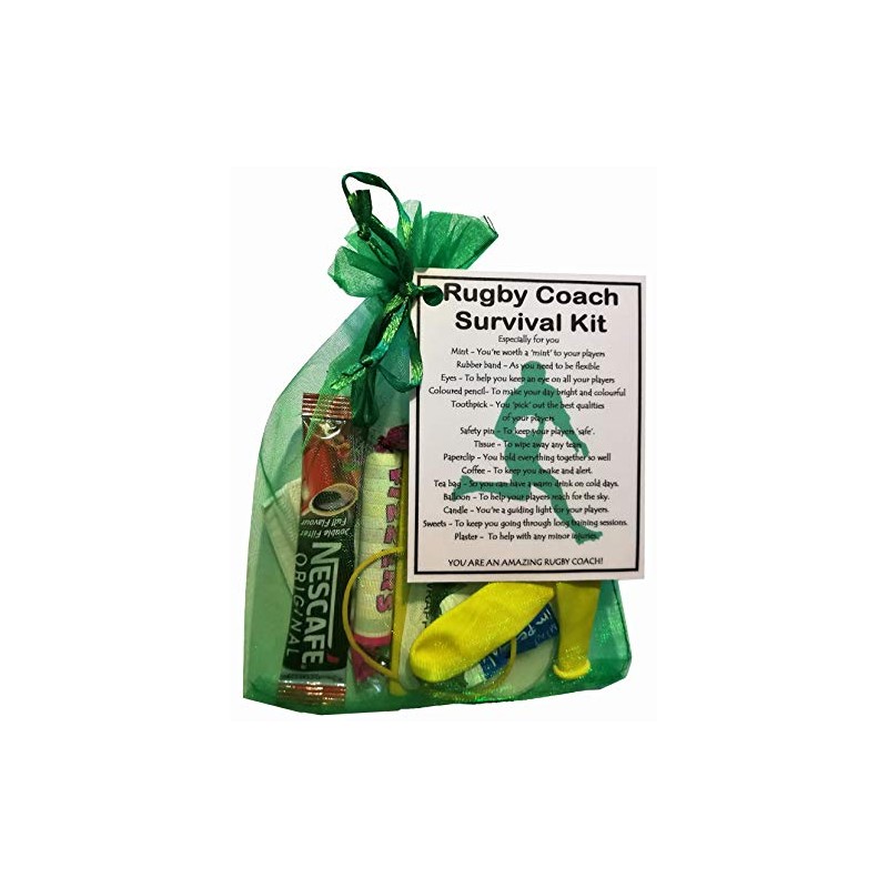 Rugby Coach Survival Kit Gift (Rugby Coach gifts, gift for