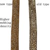 BupiMufi 9-10 mm Wide Flat Shoelaces in Glitter [Made of