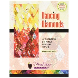 PlumEasy Patterns Dancing Diamonds Art Quilt