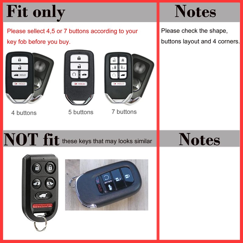 Orange Silicone Remote Key Fob Cover Case Protector for Honda