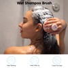SHINLEA Cepillo de masaje para cuero cabelludo, champú de silicona