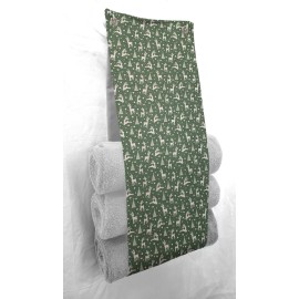 Kristin's Kreations Christmas Reindeer Bath Towel Holder