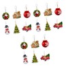 ABOOFAN 3sets Gold Earrings Women Christmas Ornaments Xmas Eardrop Jewelry