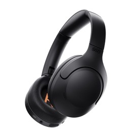 QCY H3 LITE Active Noise Cancelling Headphones, Wireless Over Ear Bluetooth Headphones, 60H Playtime, Muti-Point Connection, Bluetooth 5.3 Headsets for Travel, Home Office(Black)