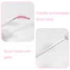 10PCS Sparkling Handle Eyelash Brush in Test Tube Packaging, Lash