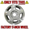Brighter Design Set of 4 17" Chrome Wheel Skins for