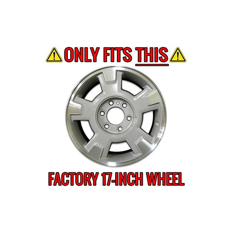 Brighter Design Set of 4 17" Chrome Wheel Skins for
