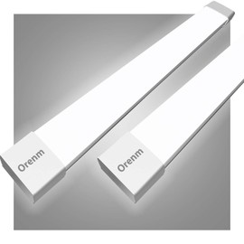 Plug and Play Linkable Waterproof LED Tube Light, 4FT 36W 5000K with Switch Cord - Easy Installed on Ceiling or Wall - Garage, Under Cabinet, Shop Light (4FT 2 Pack)