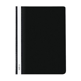 Herlitz File Folder A4 Polypropylene with Transparent Cover black