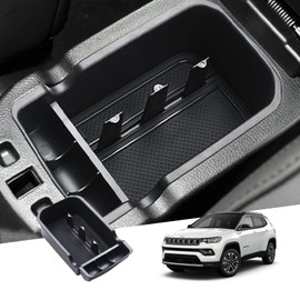 GAFAT J eep Compass 2017-2020 Storage Box Car, Car Accessories, Interior Organiser, Car Organiser Centre Console