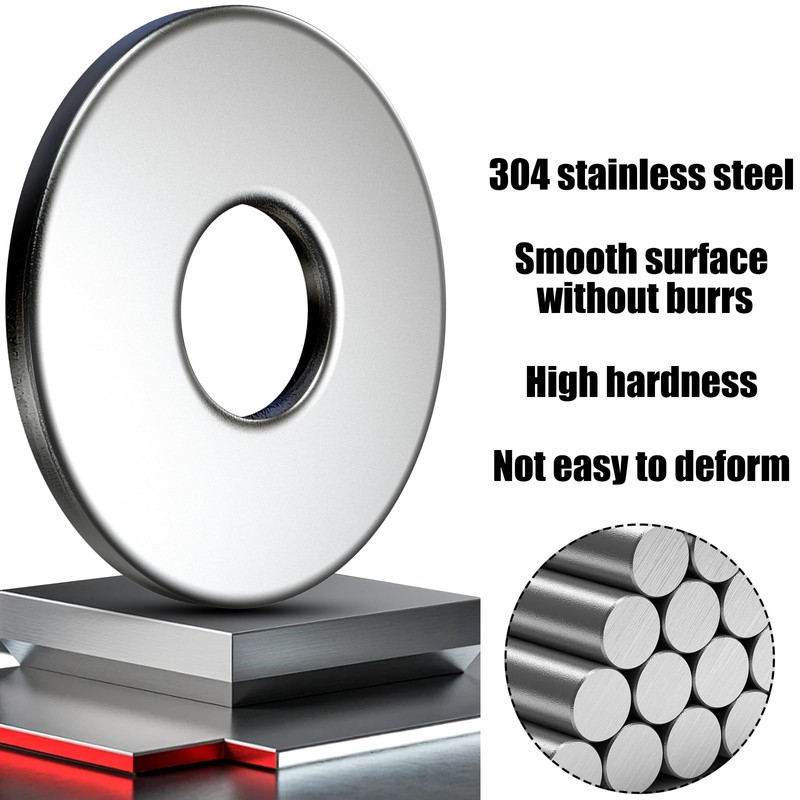 M6 Washers Stainless Steel Pack of 40