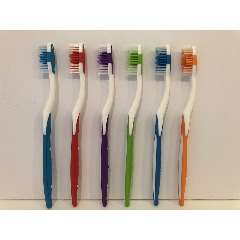 Ora-Zen 6pcs Each Firm Adult Toothbrush