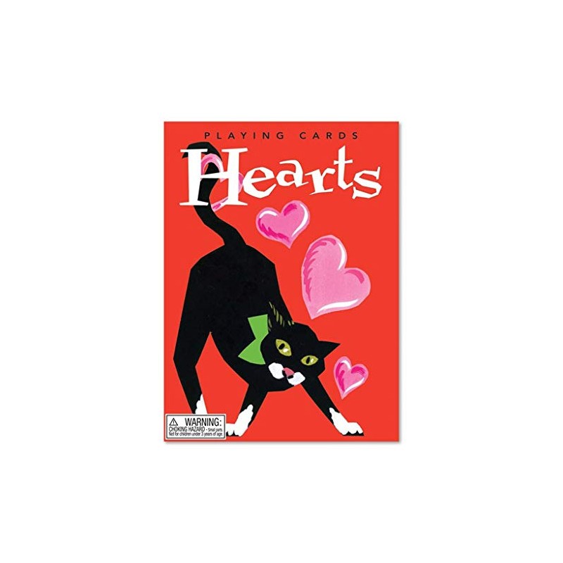eeBoo Hearts Playing Card Game