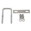 M8x85x120mm 304 Stainless Steel Square U Bolts with Hex Nuts