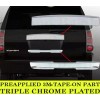 Neutron Motorsports 2007-2014 GMC YUKON YUKON XL Chrome Top Tailgate+Lower Liftgate Handle COVERS
