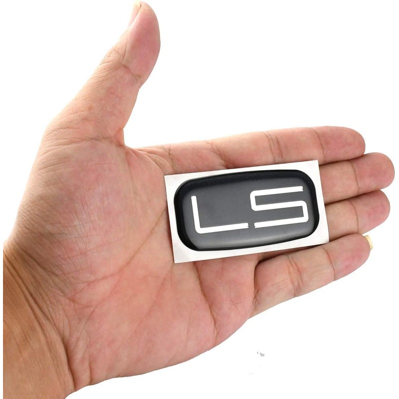 2Pcs LS Cab Emblem Badge 3D Logo Roof Pillar Replacement