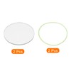 PATIKIL 2" Dia LED Lens, 2 Set Polished Edge Flashlight