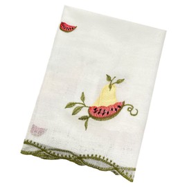 Meishida Translucent Short Curtain for Kitchen, Kitchen Window Curtain White Decorative for Home, Living Room, Dining Room, Balcony and Kitchen (Watermelon, 90 x 150 cm)