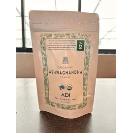 ADI USDA Certified Organic Ashwagandha Powder - 8oz