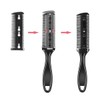 Frcolor 3pcs Black Double Side Hair Thinner Cutter Comb Hair