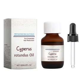 Cyperus Rotundus Oil - 60ml Natural Cyperus Oil For Hair Removal, Moisturizing & Soothing Cyperus Rotundus Oil For Reducing Body Hair Growth, Ideal for All Skin Types