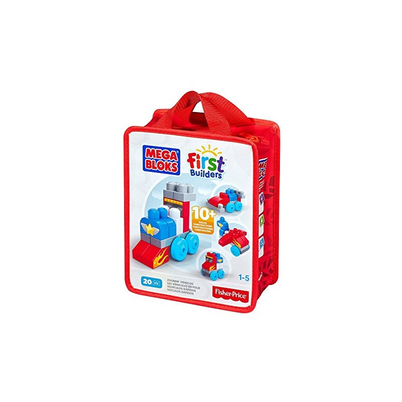 Mega Bloks Build N Learn Zoomin Vehicles Bag